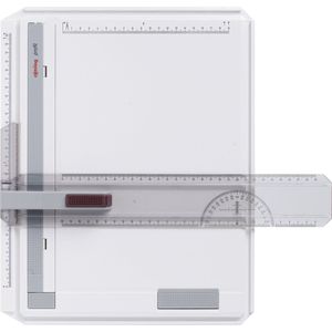 Limidix Drawing board DIN A3 - professional drawing board with versatile accessories - reliable drawing board with drawing head - robust drawing machine (DIN A3