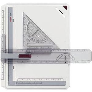 Staples Choice Rotring tekenplaat rapid A4 met 2 magneetklemlijsten