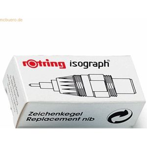 rOtring Isograph Technische Pen Vervangende Penpunt Alleen | 0,10 mm