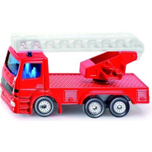 Siku - 1015 Brandweerdraailadder - Speelgoedvoertuig - Rood - Metaal