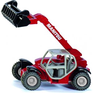 Siku - Manitou Telescooplader - Speelgoedvoertuig - Rood - Metaal
