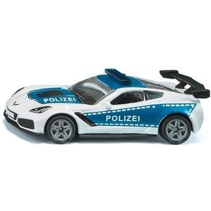 Siku - Chevrolet Corvette ZR1 - Speelgoedauto - Blauw/Wit - Metaal/Kunststof