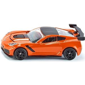Siku - Chevrolet Corvette ZR1 - Speelgoedauto - Oranje/Zwart - Metaal/Kunststof