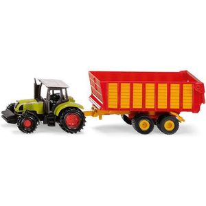 Siku - Tractor met Silagewagen - Speelgoed - Meerkleurig - Metaal/Kunststof
