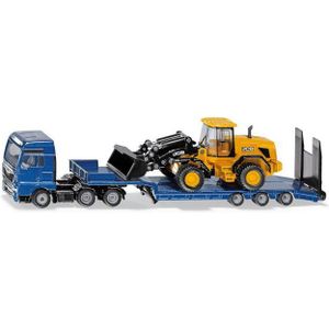 MAN met Dieplader en JCB 1:87 van Siku