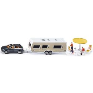 Siku - 2542 Personenauto met Caravan - Speelgoed - Metaal - Voor Kinderen vanaf 5 Jaar