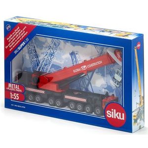 Siku 431 - Mega Lifter Cran - 1:5 - Metal/Plasti - Re - Extendable Crane Ar - Winch