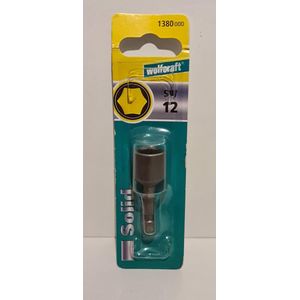Wolfcraft Dopsleutel CV | L=50 mm | SW 12 | 1 stuk - 1380000
