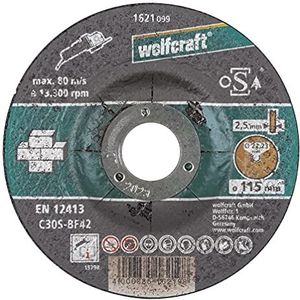 Wolfcraft Doorslijpschijf - Voor Steen - Ø 115 mm