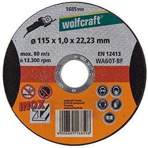Wolfcraft Doorslijpschijf | Ø125 x 1,2 x 22,23 | 1 stuk - 1684999