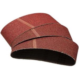 wolfcraft - 1719000 - Schuurbanden - Zilverkleurig - Korrel 120 - 3 Stuks