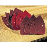 Wolfcraft - Hechtschuurbladen - K80 G80 - 10 Stuks - Zelfhechtend voor Hout/Metaal