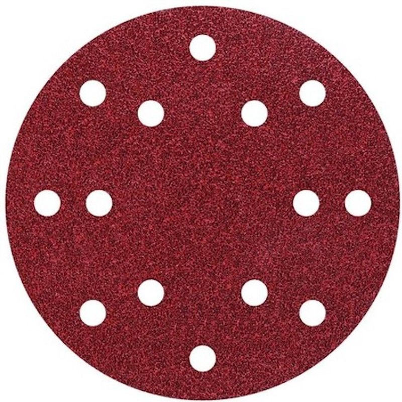 Wolfcraft - Hechtschuurschijven - Ø150mm - 5 stuks - K120 - Klittenband