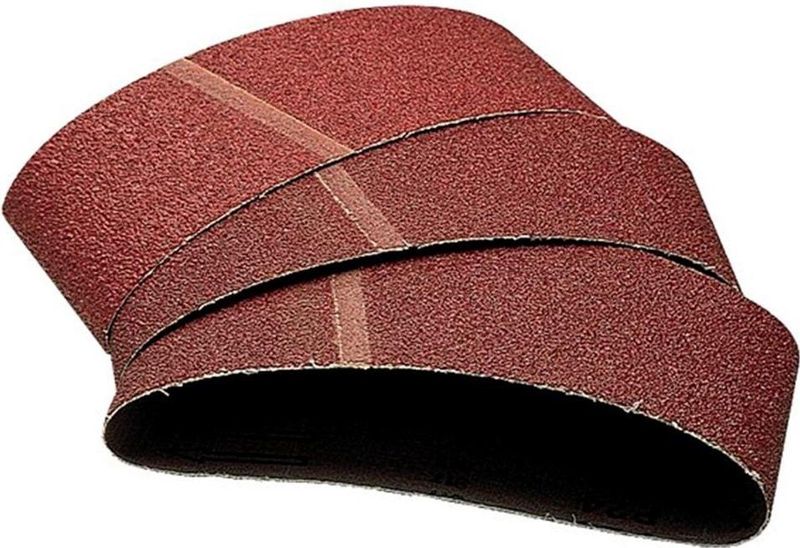 Wolfcraft - Textiel Schuurband - Korund - 76 x 457mm - 3 Stuks