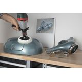 Wolfcraft - Polijstkap - Lamswol - Geschikt voor Boormachines - Diameter 125 mm