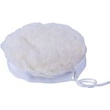 Wolfcraft - Polijstkap - Lamswol - Geschikt voor Boormachines - Diameter 125 mm