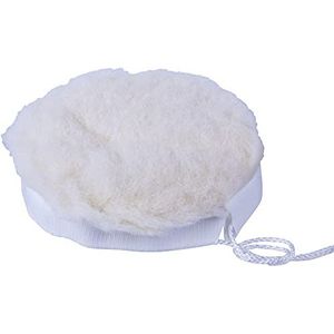 Wolfcraft - Polijstkap - Lamswol - Geschikt voor Boormachines - Diameter 125 mm