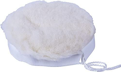 Wolfcraft - Polijstkap - Lamswol - Geschikt voor Boormachines - Diameter 125 mm