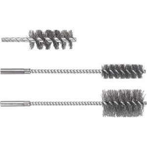 Wolfcraft - Staaldraad-Cilinderborstel - Voor Ontroesten en Reinigen - Materiaal Staaldraad