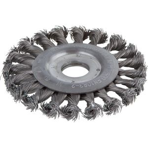 wolfcraft Staaldraad-schijfborstel, gevlochten I 2148000