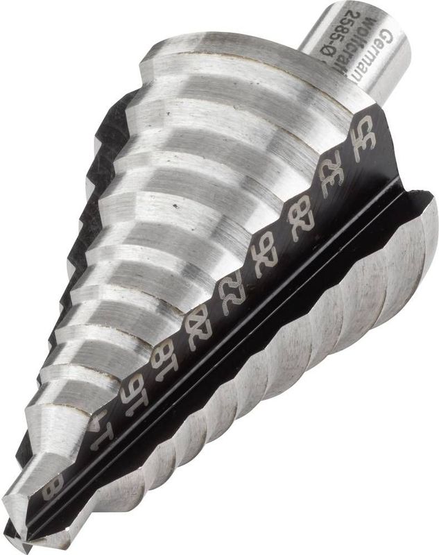 wolfcraft - Stappenboor - Trappenboor - Getrapte boor HSS - 2585000