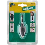 wolfcraft - Snelspan-boorhouder - Hoogwaardige Constructie - Veilige Grip - Gebruiksvriendelijke Montage