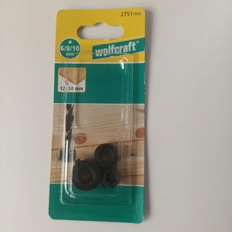 Wolfcraft - Dieptestops - Voor Boren - Metaal - 3 Stuks