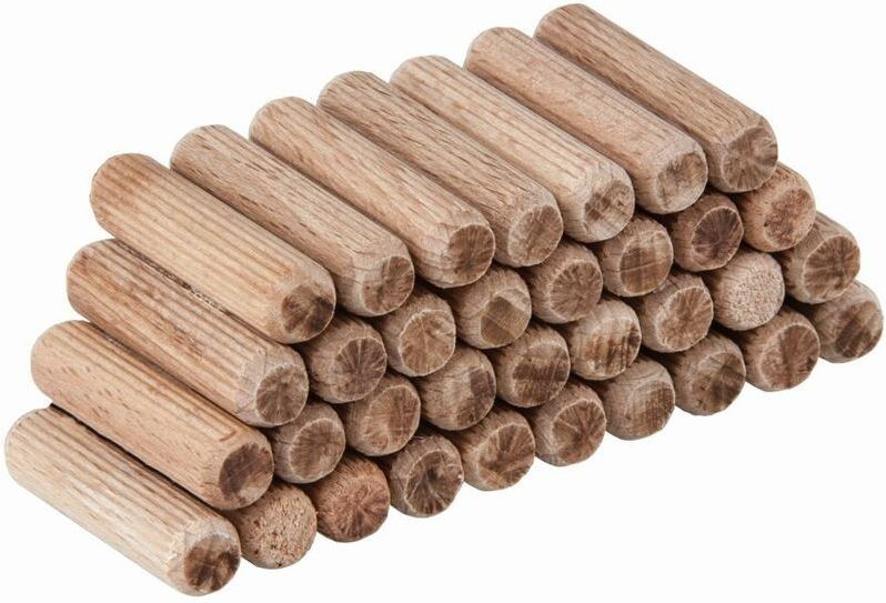 wolfcraft Gegroefde houten deuvels I 2910000 I Voor het maken van houtverbindingen