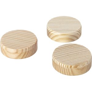 Wolfcraft - Conusplaatjes - Grenenhout - Voor Houtreparatie - Diverse Diameters