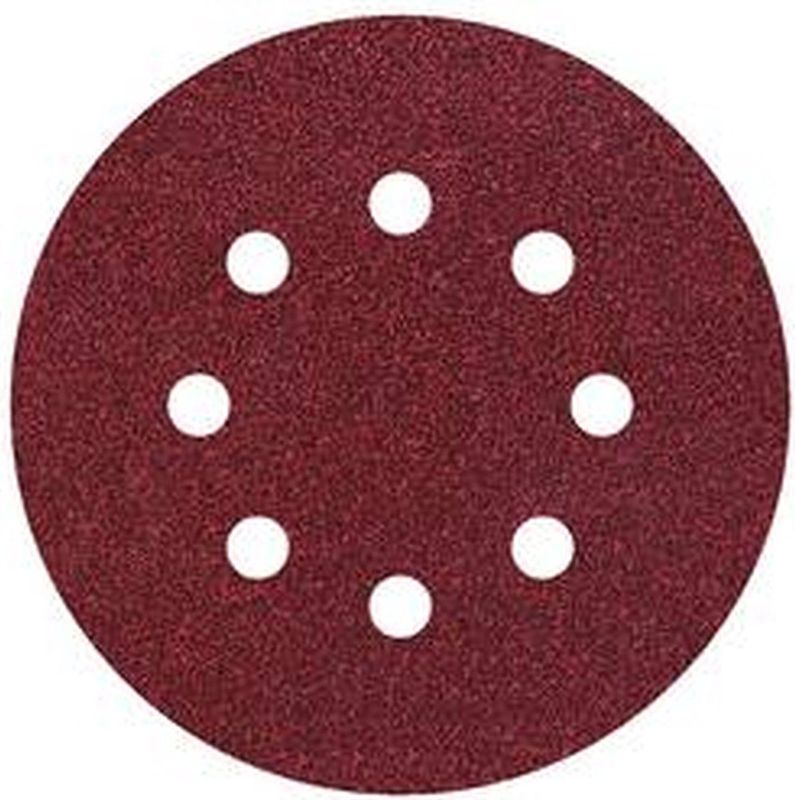 Wolfcraft - Hechtschuurschijven - Geperforeerd - Ø125mm - 5 Stuks