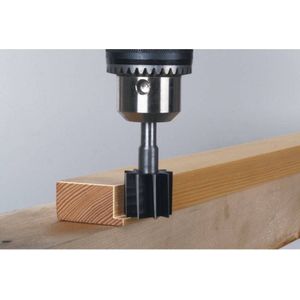 wolfcraft Sponningfrees WS I 3260000 I WS-frezen van gereedschapsstaal voor het frezen in hard en zacht hout.