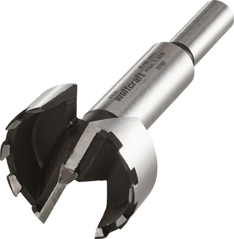 Wolfcraft - Forstnerboor - 40 mm - Cilinderschacht - Hoogwaardig Gereedschapstaal