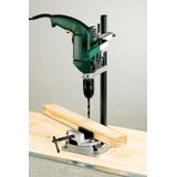 wolfcraft - Boorstandaard - Zwart en Grijs - Metaal - 23x16 cm