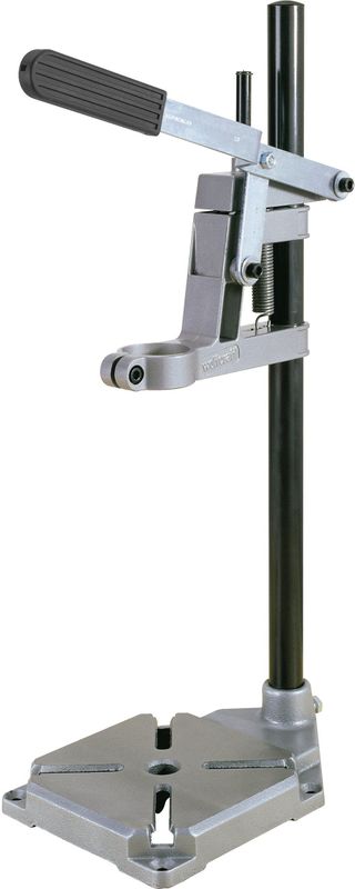 wolfcraft - Boorstandaard - Zwart en Grijs - Metaal - 23x16 cm