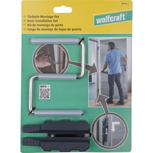 wolfcraft - Deurlift - Deur Montage Hulp - Roestvast Staal - Kunststof
