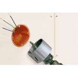 Wolfcraft Gatenzaagset 3764 6-delig - Ø 35-68 Mm