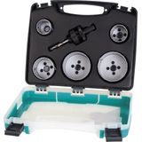 Wolfcraft Gatenzaagset 3764 6-delig - Ø 35-68 Mm