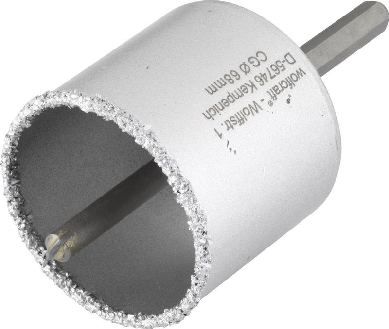 wolfcraft - Gatenzaag 68mm - Boorkroon - Hardmetaal - Snijdiepte 55mm