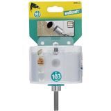 wolfcraft - Gatenzaag - Grijs - Metaal Gecoat met Wolfraamcarbide - Diameter 103 mm