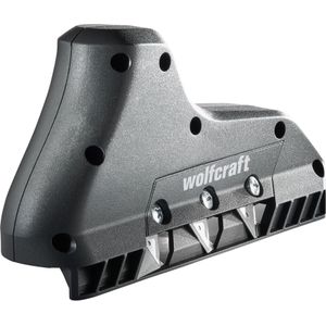 Wolfcraft - Kantschaaf - Zwart - Kunststof - 3 Messen