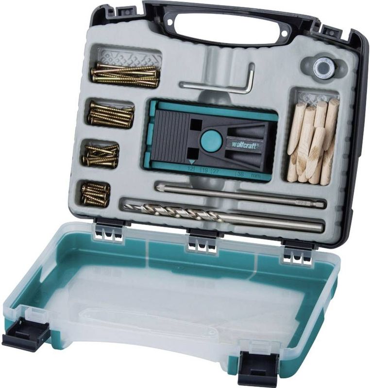 wolfcraft - Undercover Jig Set - Deuvelset - 55-delig - Compleet Totaalpakket