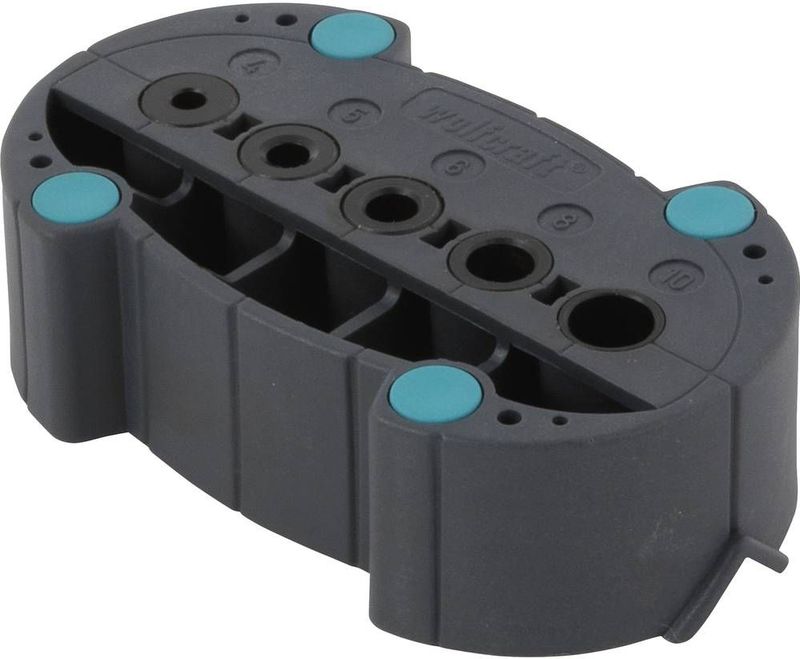Wolfcraft - Boormal - Boorhulp voor recht boren - boorhulpstuk - 4685000