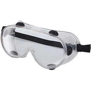 wolfcraft Ruimzichtbril ""Classic"" met elastiek I 4902000 I Bescherming rondom voor sterke belasting