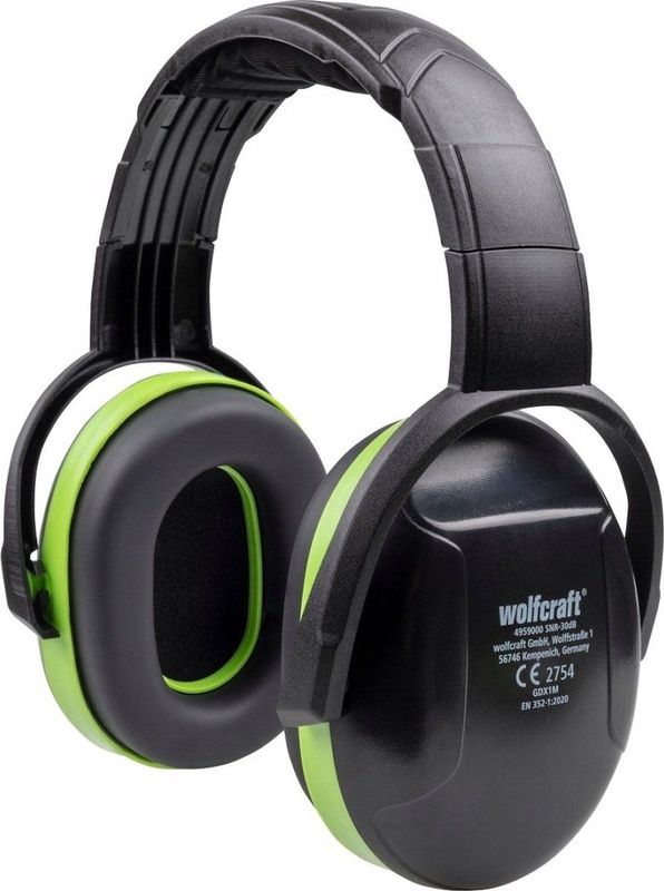 Wolfcraft Gehoorbeschermer - PRO 30dB - Groen - Kunststof