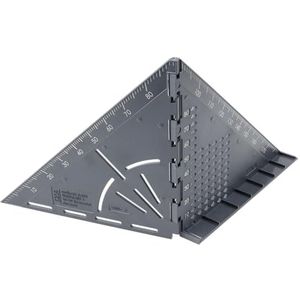 wolfcraft Meet- en markeringshoek, Vario 3D I 5209000 IVouwbaar meetgereedschap voor oppervlakken en driedimensionale werkstukken