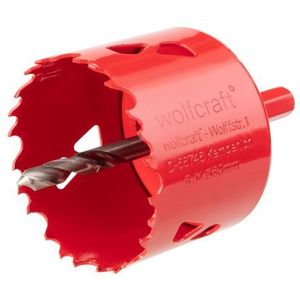 wolfcraft bi-metalen gatenzaag I 5484000 I Voor afwerkingsmaterialen, hout, kunststof en metalen, zaagdiepte 40 mm