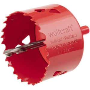 wolfcraft bi-metalen gatenzaag I 5492000 I Voor afwerkingsmaterialen, hout, kunststof en metalen, zaagdiepte 40 mm