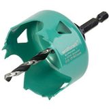 Wolfcraft - Gatenzaag - Ø60mm - Carbonstaal - Inclusief Opspandoorn