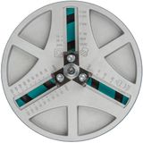 Verstelbare Gatenzaag - Voor Gipsplaat en Zachthout - Inclusief Millimeterschaal