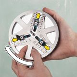 Verstelbare Gatenzaag - Voor Gipsplaat en Zachthout - Inclusief Millimeterschaal